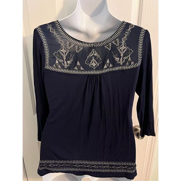 Simply Irresistible Navy Blue Large V-neck. - Picture 5 of 7